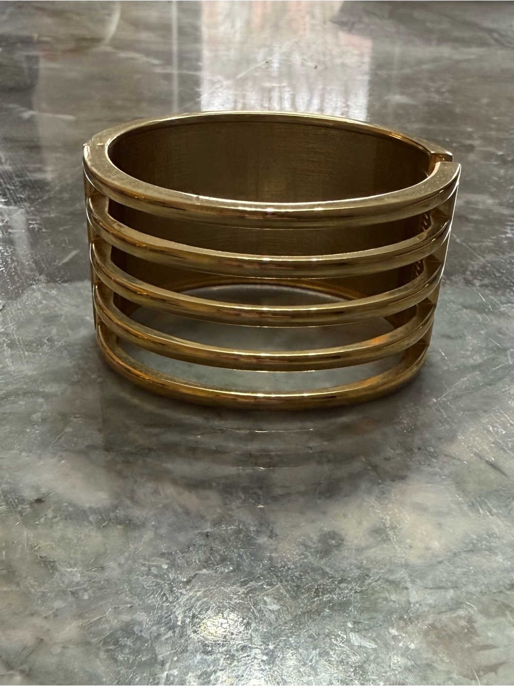 Gold Multi-Band Women’s Cuff Bracelet